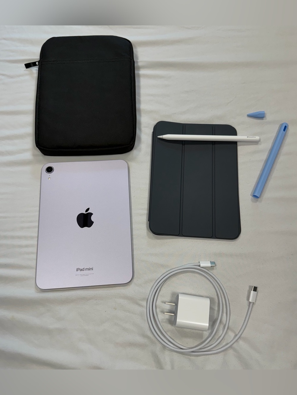 Apple iPad mini 8.3" 128GB with Wi-Fi (7th Gen) - Purple + Apple Pencil Pro